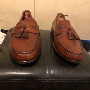 Allen Edmonds Leather Loafer Tasseled Maxfield #47716 in Chili Men's Sz 11